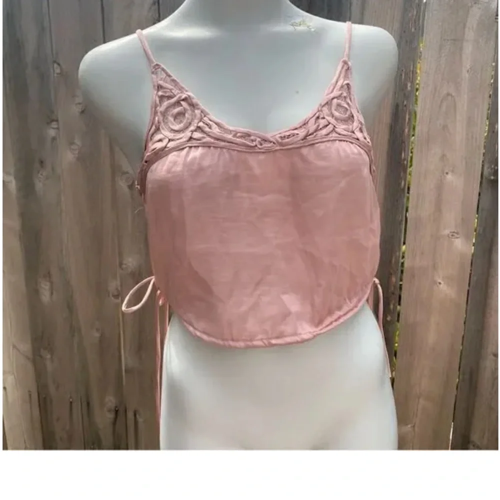 Free People Blush Satin Cami